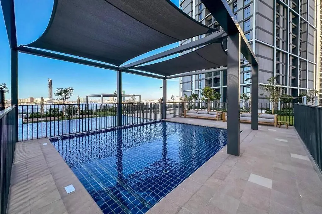 شقة Manzil - 2Br In Creek Edge With Sea View دبي 0*,  الإمارات العربية المتحدة
