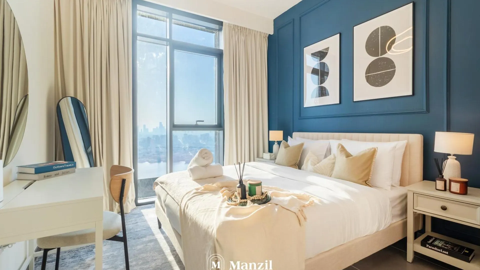 شقة Manzil - 2Br In Creek Edge With Sea View دبي