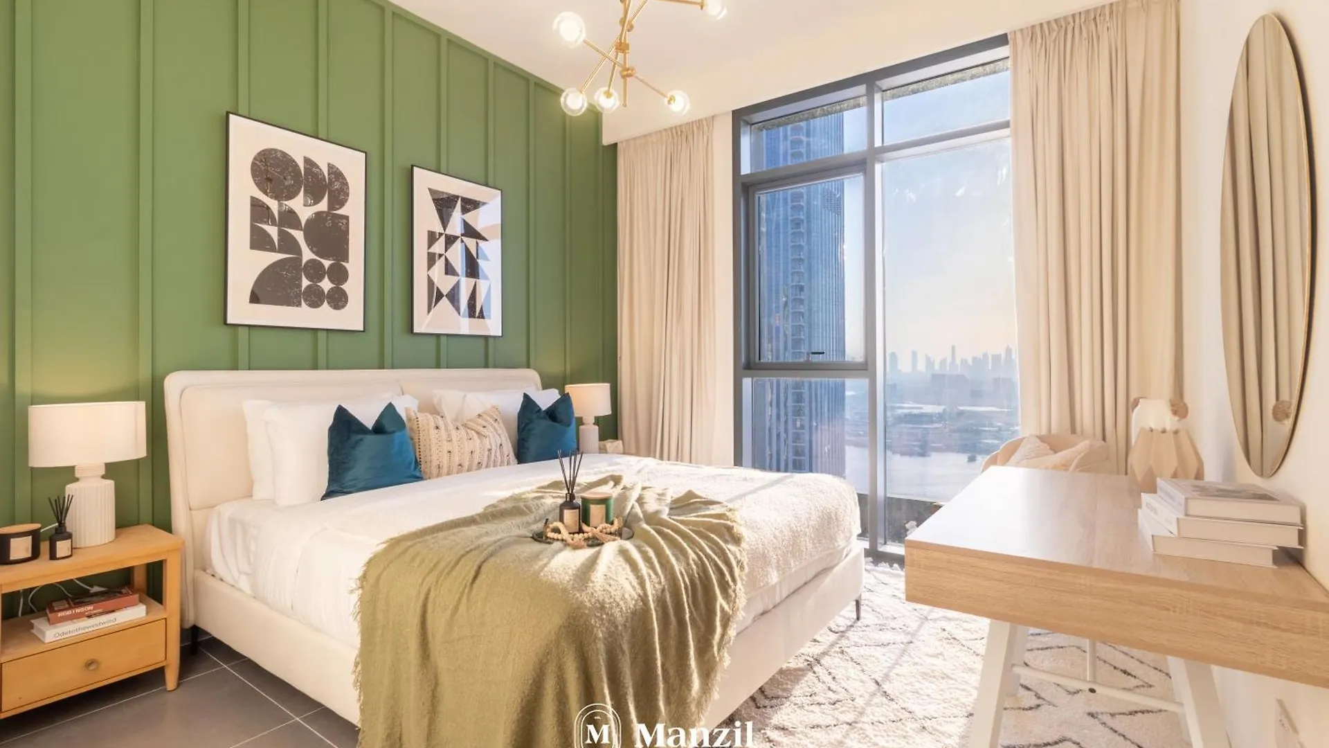 شقة Manzil - 2Br In Creek Edge With Sea View دبي الإمارات العربية المتحدة